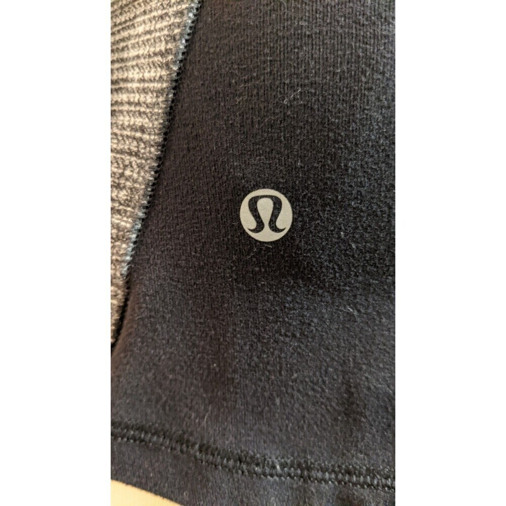 Women's Lululemon Race Your Pace 1/2 Zip Black / Coco Pique Black Pullover Top 6 - Picture 12 of 16